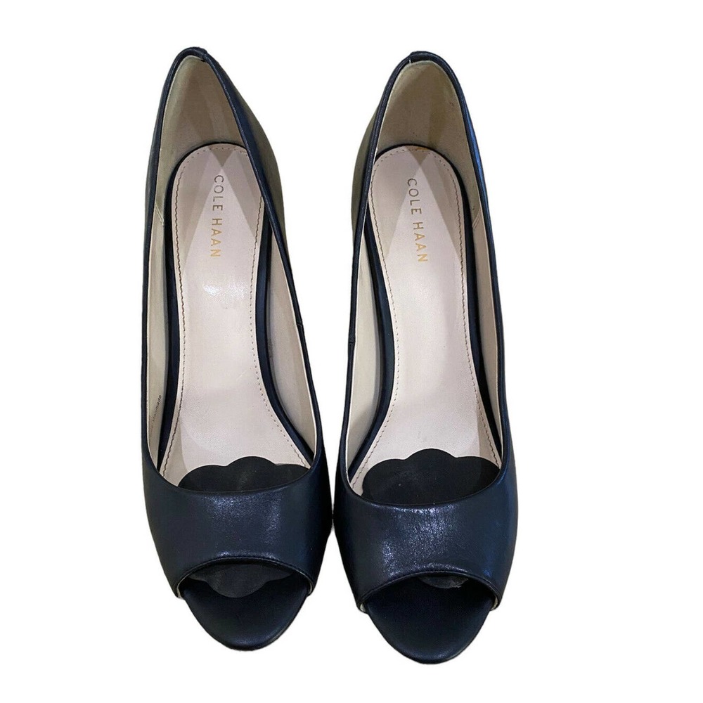 Cole Haan Harlow Peep Toe Heels Size 8